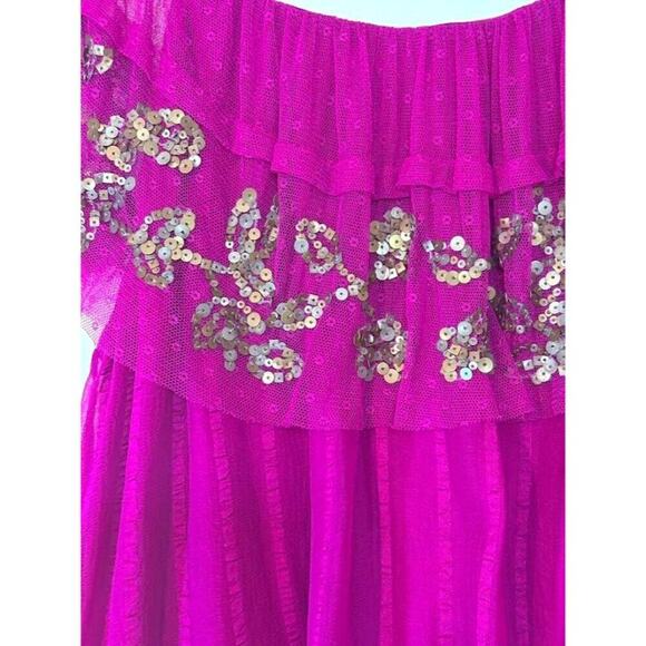 Free People Elisas Off The Shoulder Top in Plum Size XS - Picture 7 of 7